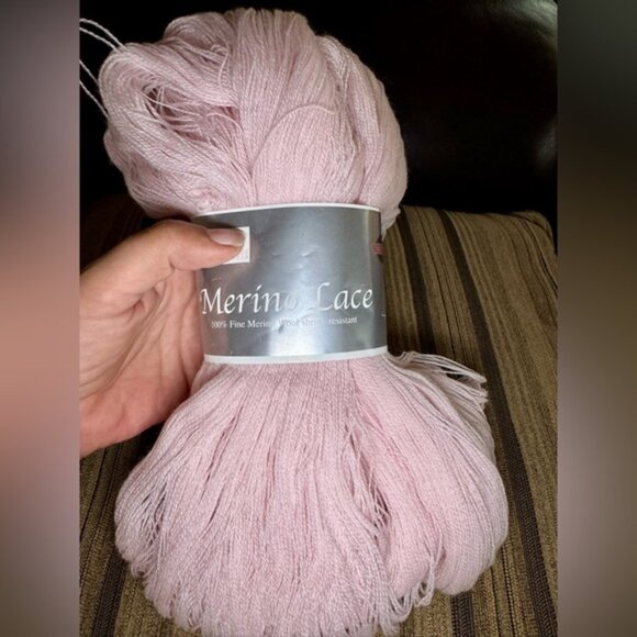 Other - Merino Lace Yarn in Soft Pink